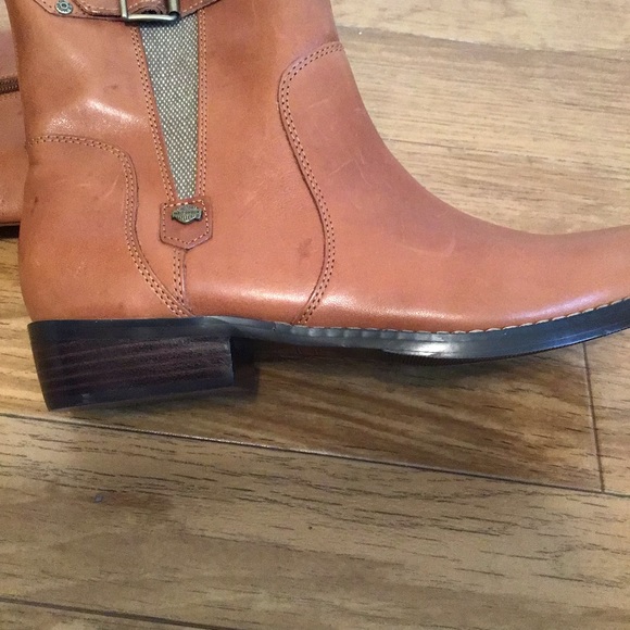 Harley Davidson Leather Brown Boots. - Picture 16 of 16